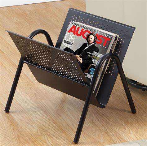 the metal house magazine rack|floor standing metal magazine rack.